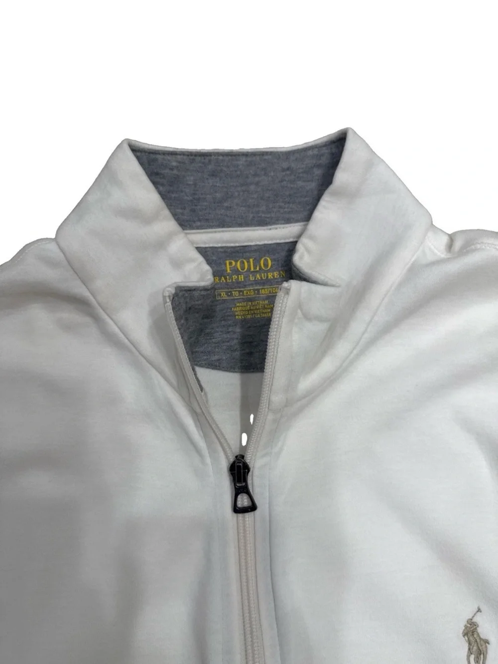 Polo by Ralph Lauren Off White Men's 1/4 Zip Pullover